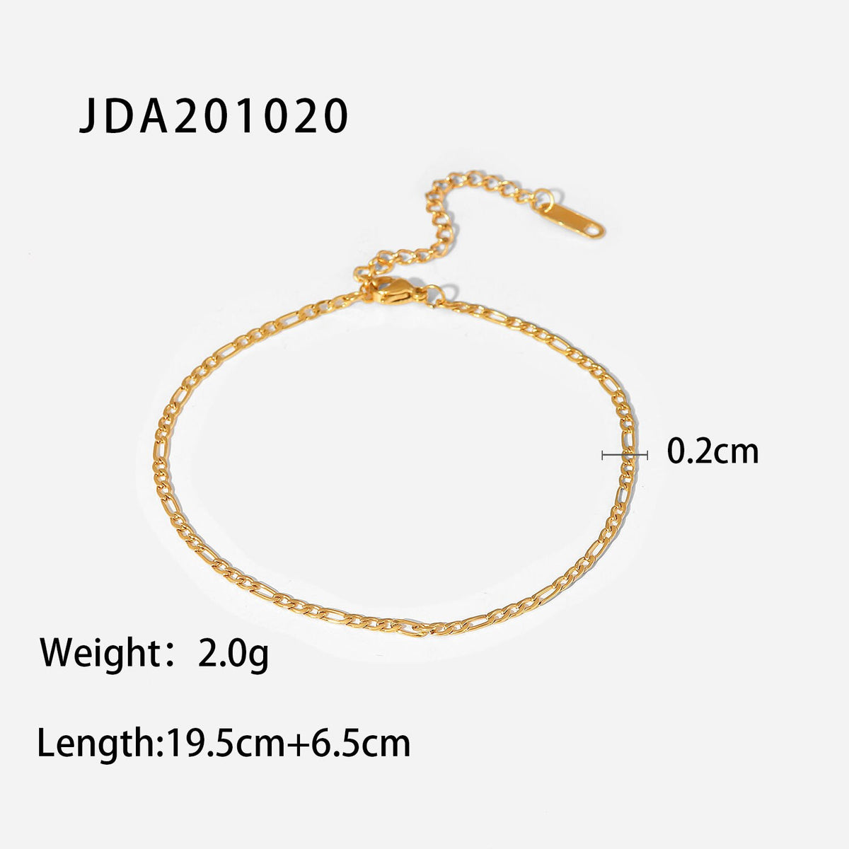 18K Gold Color Simple Chain Anklets For Women Beach Foot Jewelry Leg Chain Ankle Bracelets Women Accessories