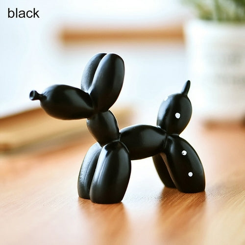 Resin Crafts Sculpture Gift Cute Small Balloon Dog Party Accessories