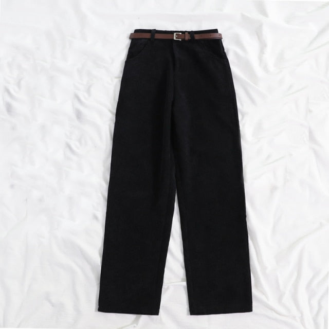 Faux Leather Pants | Women Black Pants | Street Style Pants | High Waist Pockets Pants | Cargo Black Pants | Minimal Casual leggings Pant - BonoGifts