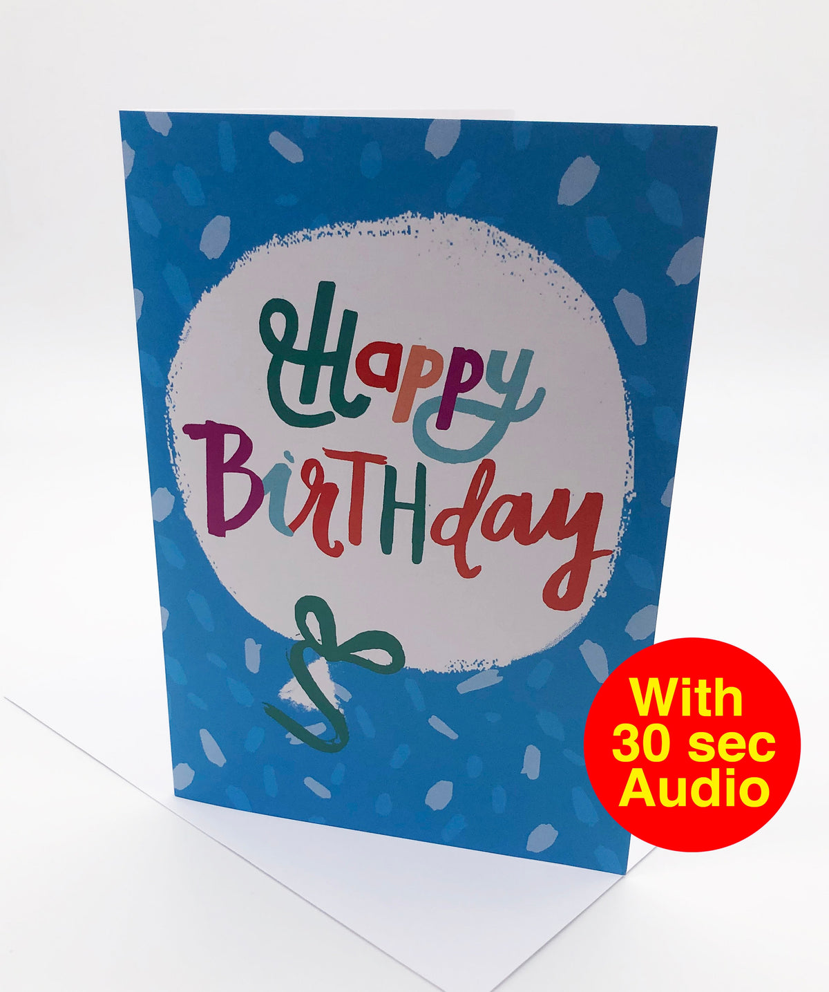Tarjetas de cumpleaños con audio grabable - Globo - AB2205 - Con audio de 30 segundos