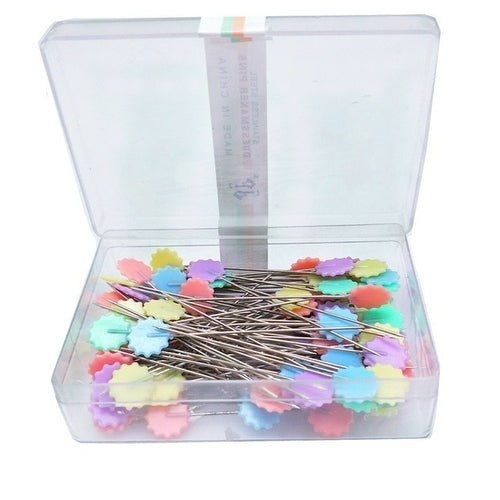 100Pcs Dressmaking Pins Embroidery Patchwork Pins Accessories Tools