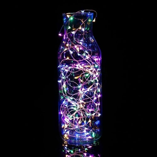 1M String Fairy Light Copper 10 LED Battery