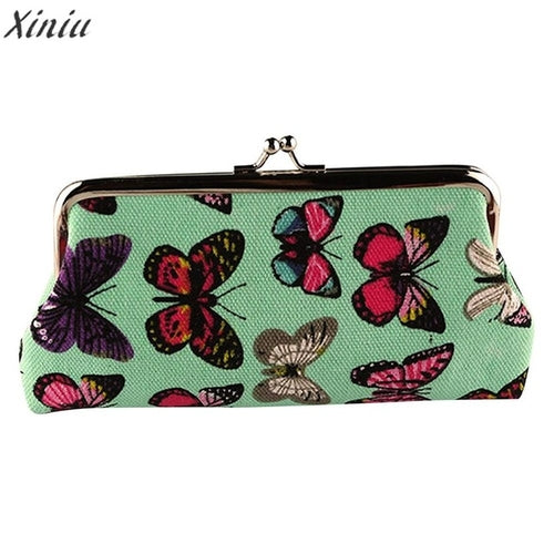 billetera para mujer encantadora mariposa pequeña billetera 