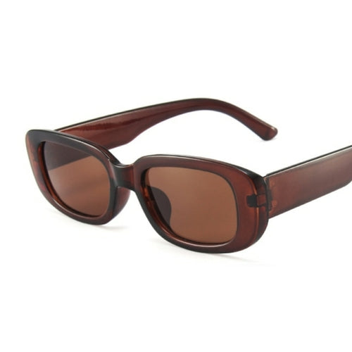 Quadratische Sonnenbrille für Damen, Luxusmarke, Reisen, kleine rechteckige Sonne