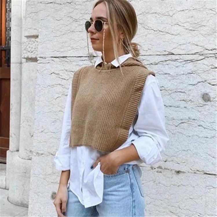 Women Loose Knitted Vest Top