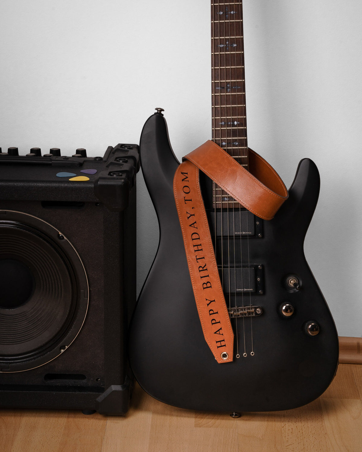 Personalisierter Gitarrengurt, Gitarrengurt, benutzerdefinierter Gitarrengurt, Gitarrengurt aus Leder, Vatertagsgeschenk SA40