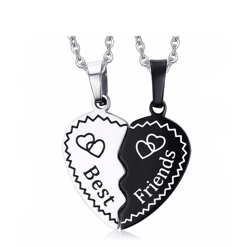 Bijoux Herz-Anhänger-Halskette als Geschenk für die beste Freundin