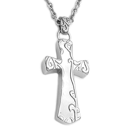 Solid Cross  - Classic Cross Necklace