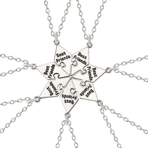 Best Friends Puzzle Necklaces | Best Friends Puzzle Pendant - Necklace