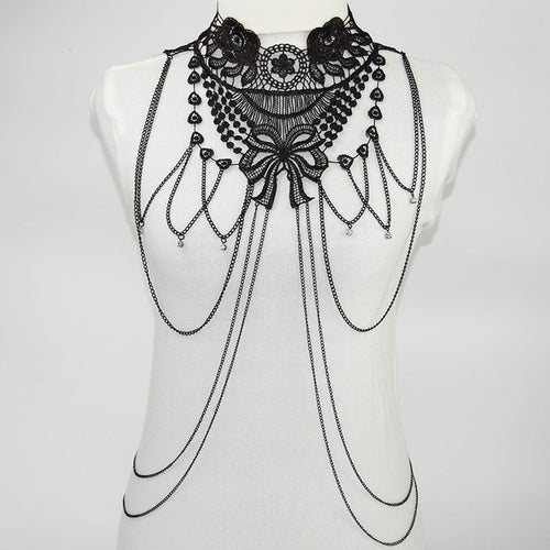 Body Accessories | Lace Shoulder Costume| Lace Goth