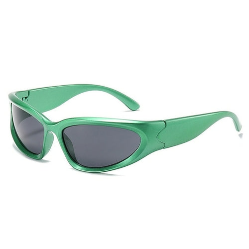 Brand Designer Steampunk Sunglasses Woman Retro Mirror Sun Glasses