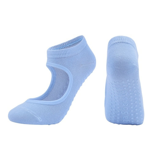 Calcetines de yoga transpirables para mujer Calcetines de pilates de alta calidad antideslizantes
