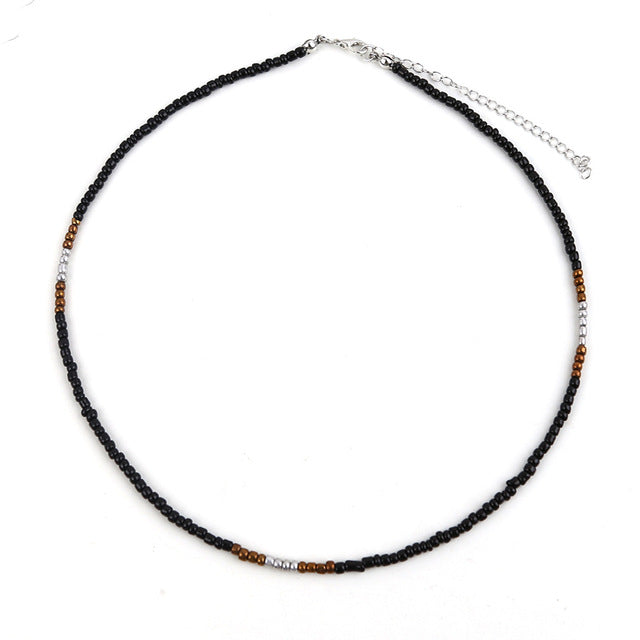 Bunte kleine Perlen Kette Halsband Halskette für Frauen Gänseblümchen-Blumen-Charme-Halsketten-Frauen-Sommer-Kurzhals-Ketten-Schmuck