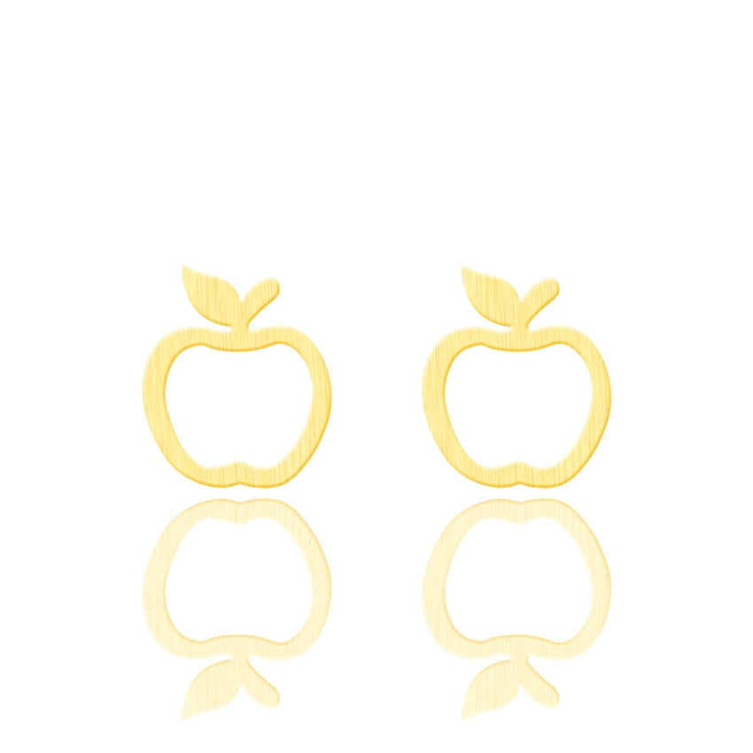 Cute Apple Stud Earrings For Girls Kids Birthday