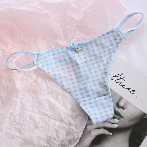 Cute Girls Panties Ladies Mesh G-string Sexy Transparent Thongs