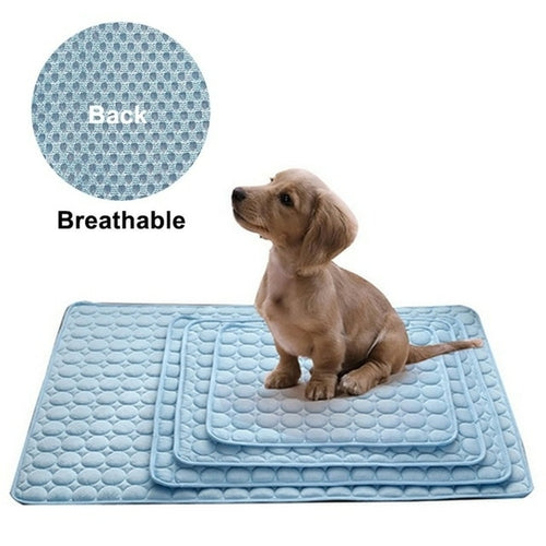 Dog Mat Cooling Summer Pad Mat For Dogs Cat Blanket Sofa Breathable
