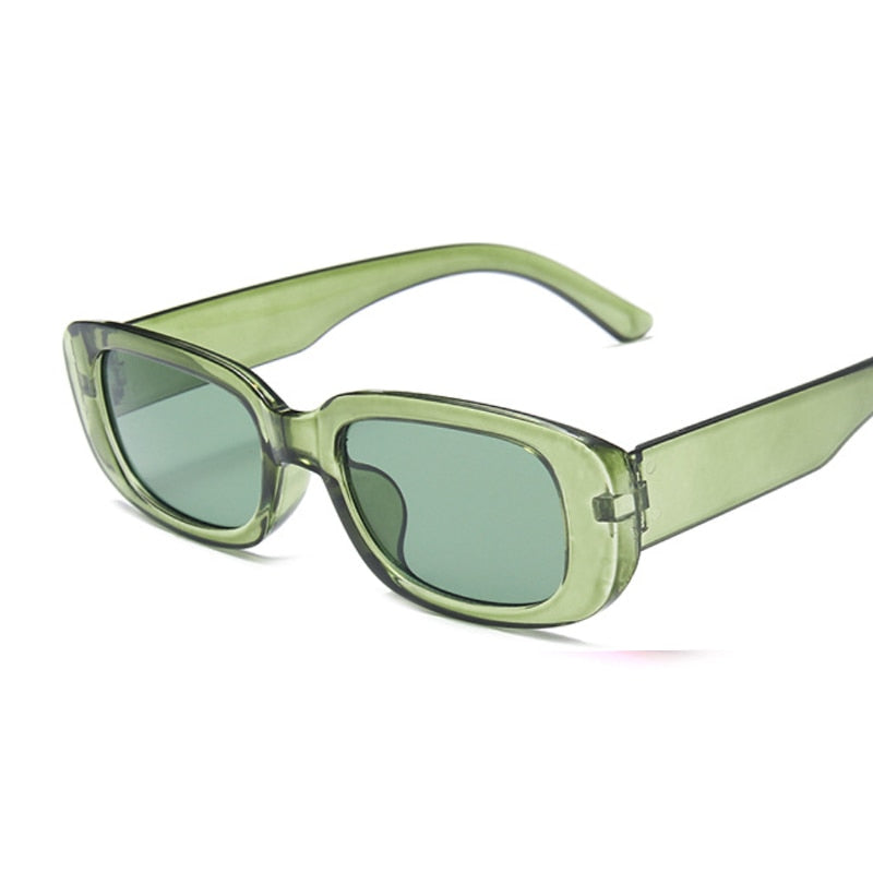 Vintage Sonnenbrillen Frauen Markendesigner Retro Rechteck Sonnenbrille Weiblich Ins Beliebte Bunte Quadratische Brillen