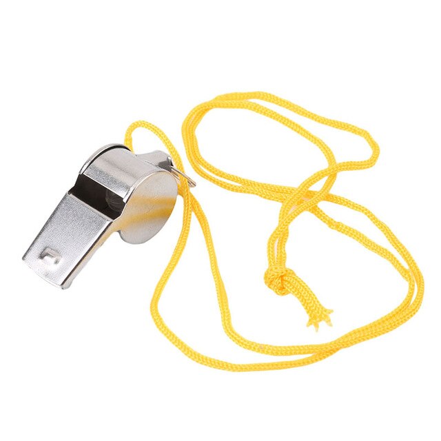 Stainless Steel Whistle First Aid Whistle Soccer Football Basketball Hockey Baseball Sports Referee Whistle Survival Outdoor