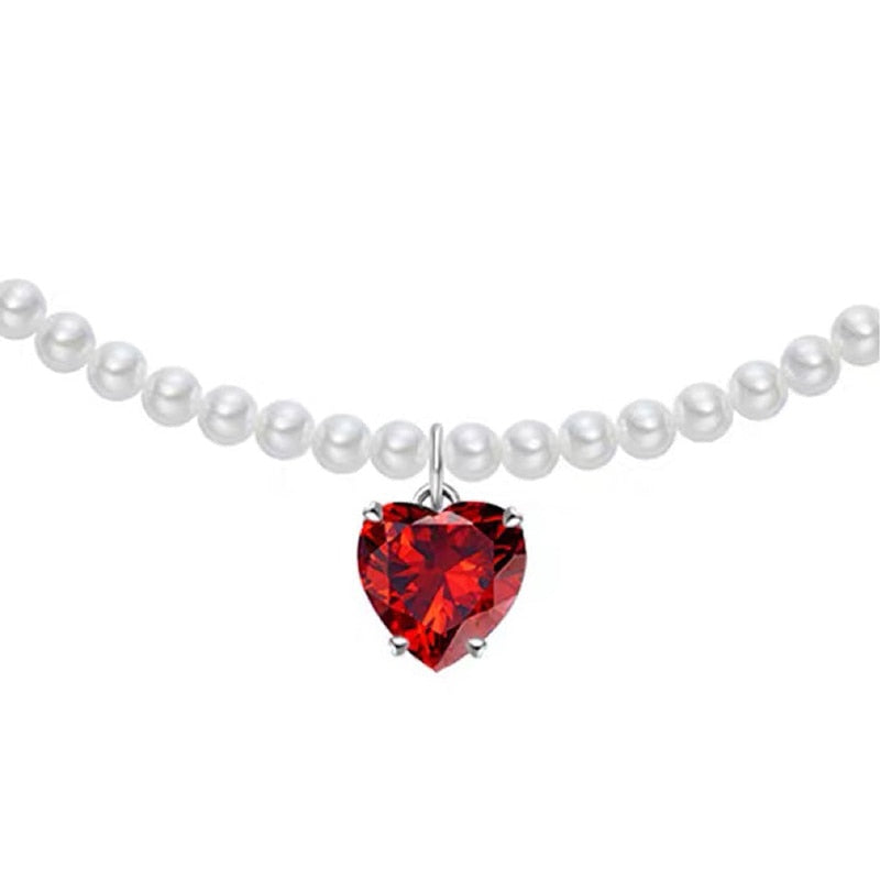 Elegant Jewelry Wedding Big Pearl Necklace For Women Fashion White Imitation Pearl Choker Necklace N0179