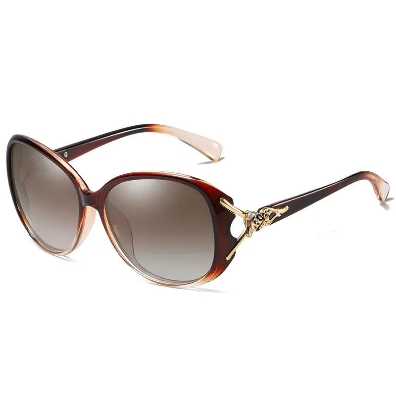 YUNSIYIXING Polarized Women's Sunglasses Fashion Brand Butterfly Sun Glasses UV400 Mirror Anti-Glare Eyewear Accessories 8842