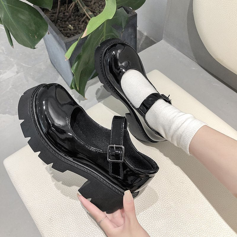 shoes heels mary janes Pumps platform Lolita shoes on heels Womens shoes Japanese Style Vintage Girls High Heel for women