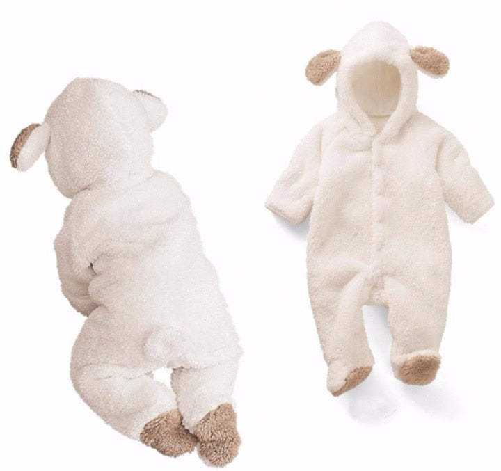 Mamelucos de bebé recién nacido Otoño Invierno cálido polar bebé niños disfraz bebé niñas ropa Animal general bebé monos