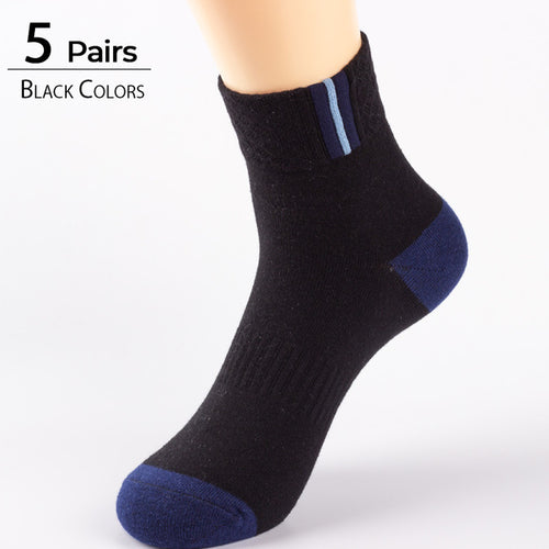 Basic Cotton Men's Socks High Quality Hollow
