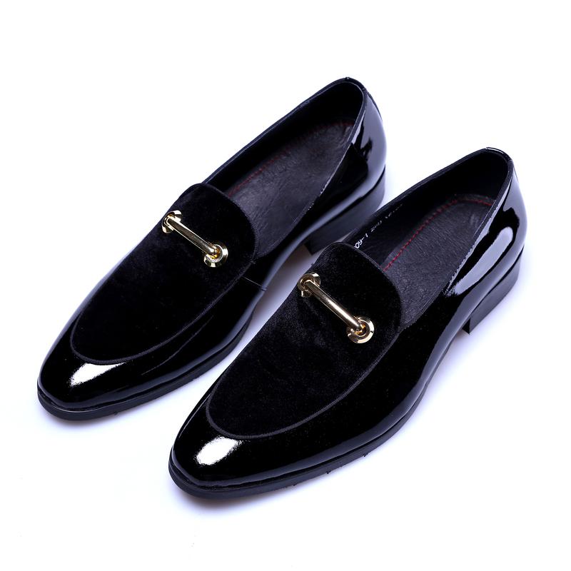 Men Dress Shoes Shadow Patent Leather Luxury Fashion Groom Wedding Shoes Men Luxury italian style Oxford Shoes Big Size 14