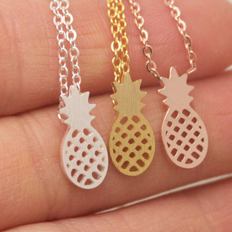 Hawaiian Small Pineapple Pendant Necklace Sherlock