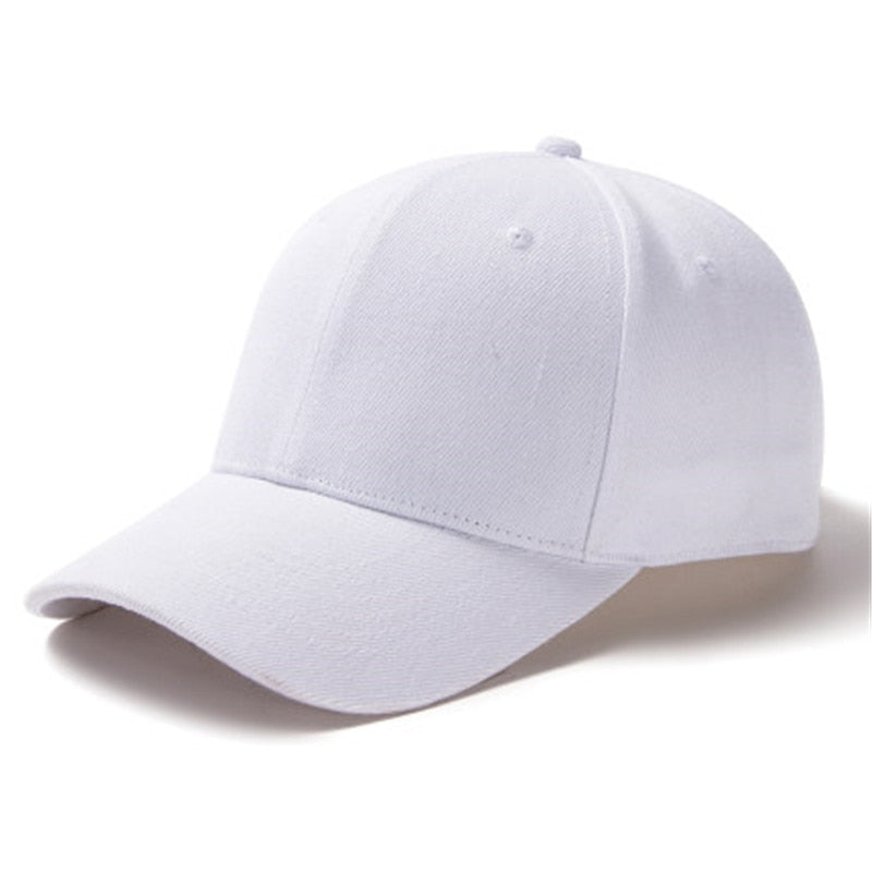1 Pcs Unisex Cap Casual Plain Acrylic Baseball Cap Adjustable Snapback Hats For Women Men Hip Hop Cap Street Dad Hat