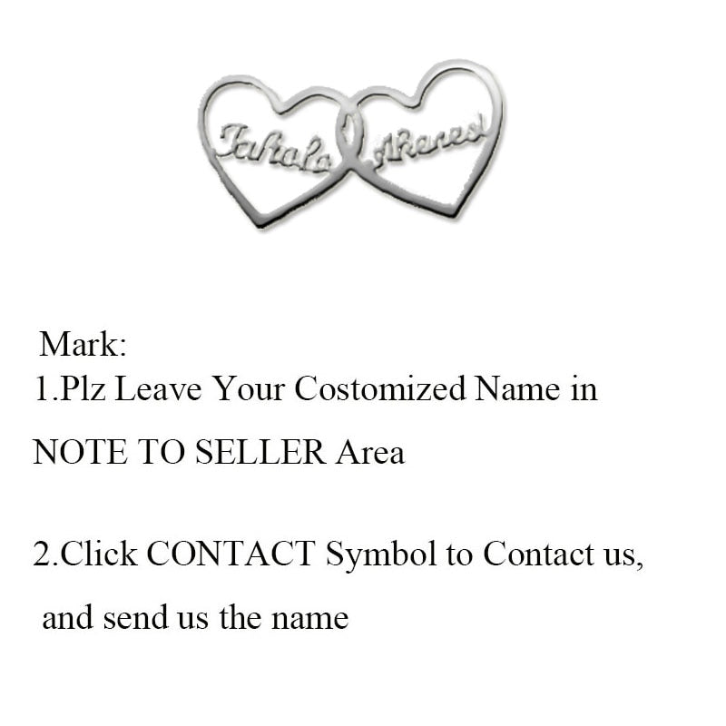 Personalisierte Edelstahl-Namenskette, personalisierter Buchstabe, Gold-Halskette, Anhänger, Namensschild, Geschenk