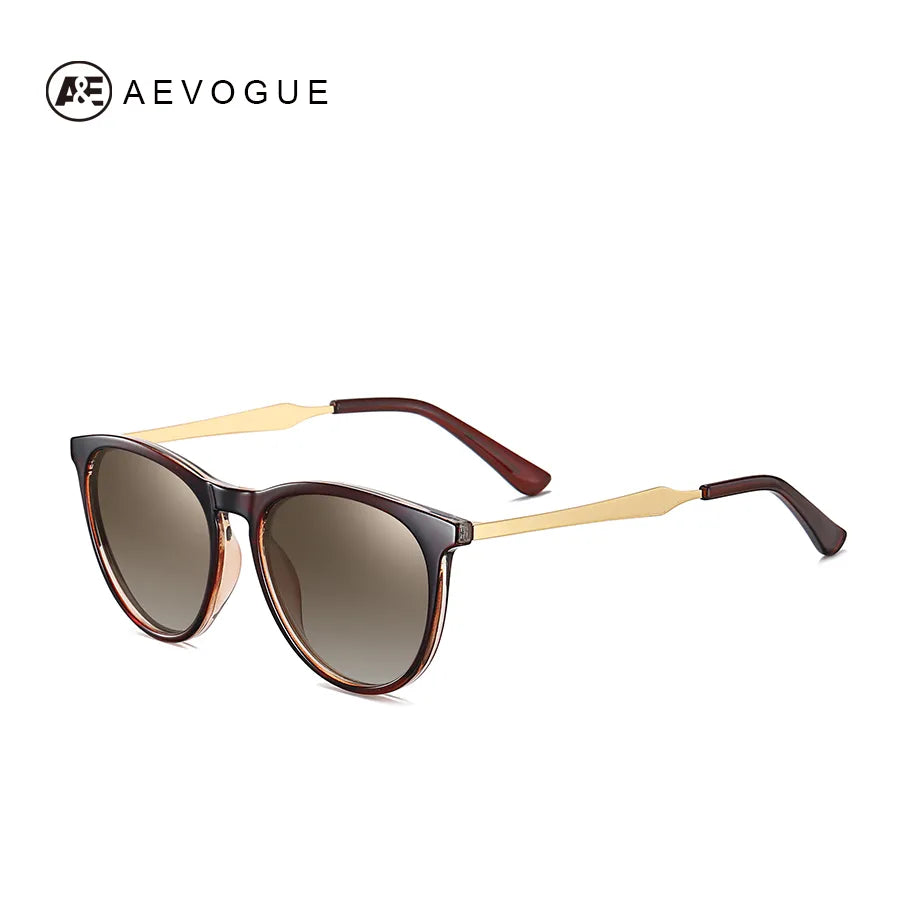 AEVOGUE Women Polarized Korean Fashion Sunglasses Men Driving Retro Outdoor Glasses Brand Design UV400 AE0816
