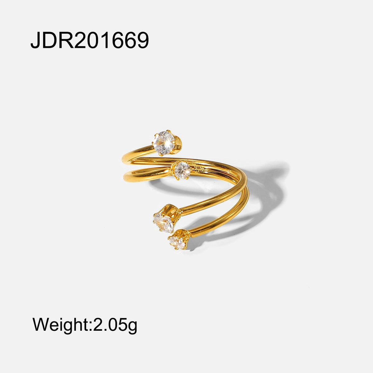 Offener Ring aus Edelstahl mit Mikro-Intarsien, Flash-Diamant, für Damen, Persönlichkeit, Zeigefinger, Party, Schmuck, Geschenk