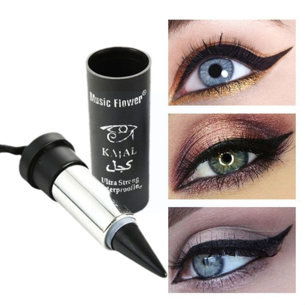Hochwertige, schwarze Tube mit Band-Eyeliner-Augencreme im Lippenstift-Stil