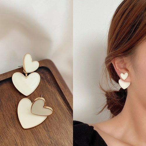 Gold Color Black Drop Earrings | Luxury Earrings Women -