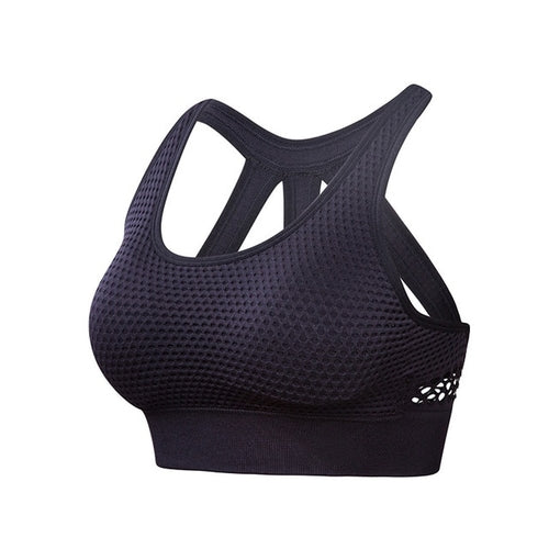 Mesh Hollow Out Breathable Yoga Bras