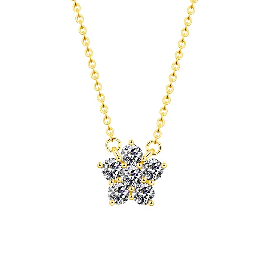 Luxury Paved AAA Cubic Zirconia Five pointe