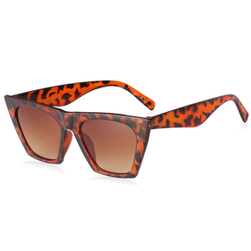 Square Sunglasses Women Black Cat Eye Brand Designer Sun Glasses