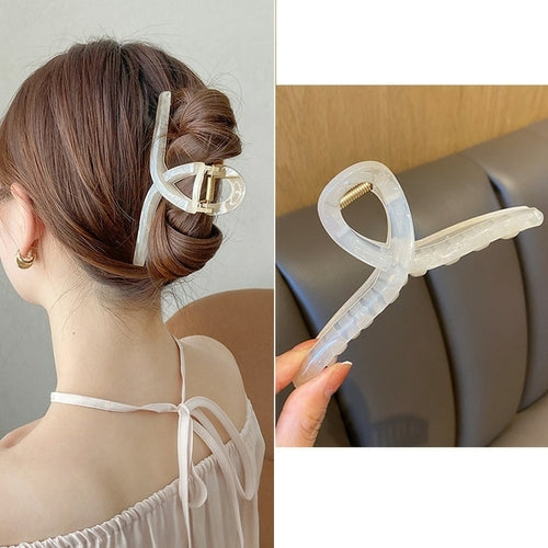 Haarklammern für Damen | Kopfbedeckung mit Haarklammern aus Kunststoff | Plastik