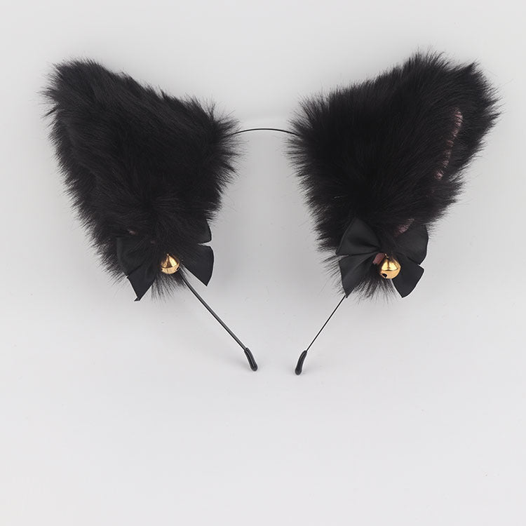 Cosplay Faux Fur Wolf Ears Headband