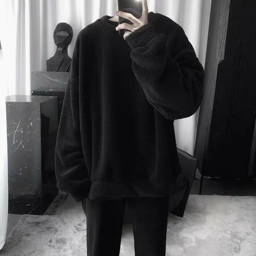 Herrenbekleidung Sweatshirt | Übergroße Herrenbekleidung | Koreanische Mode