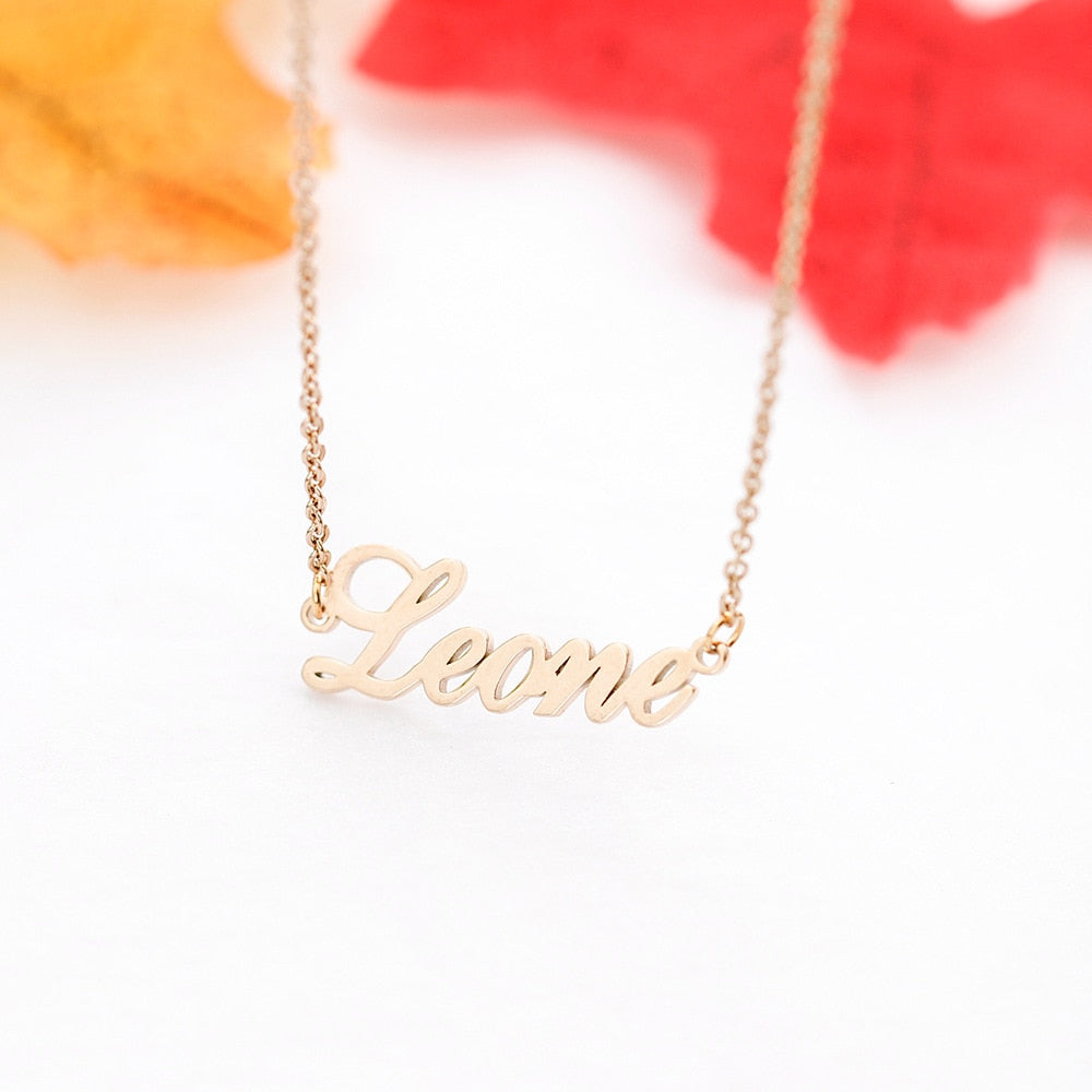 Personalized Any Name Necklace Women Choker