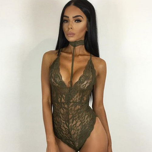 Porn Body Stocking Erotic Bodysuit Babydoll Plus Size Lace Backless