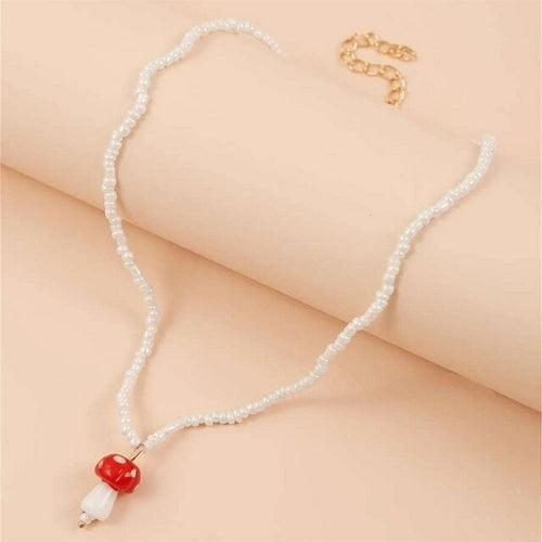3 Perlen Halskette Blume | Frau Perlenkette Blume | Reisperlen