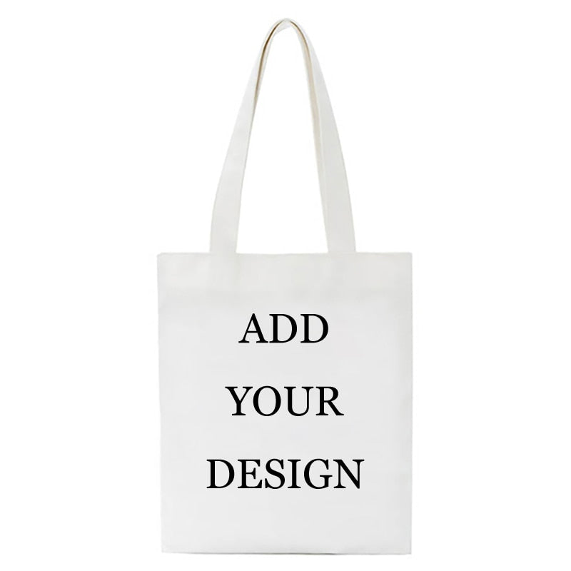 Bolsos de lona personalizados, bolso de hombro para compras, bolsos grandes de diseñador para mujer, bolso de compras, bolso informal para mujer, tela personalizable para comestibles