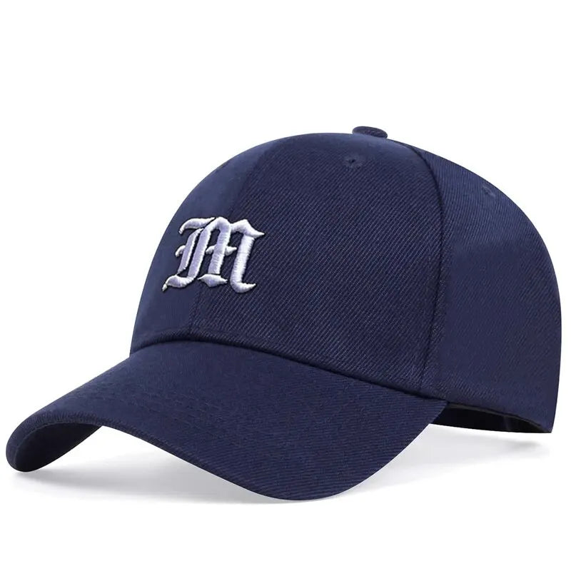Fashion Letter M Embroidery Baseball Caps Spring and Autumn Outdoor Adjustable Casual Hats Sunscreen Hat
