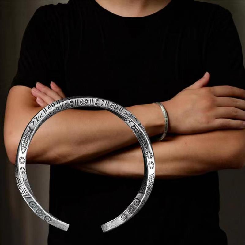 Retro Viking Totem Rune Armband Lucky Casual Armband Silber Farbe Armband Männer und Frauen Paar Schmuck Geschenk