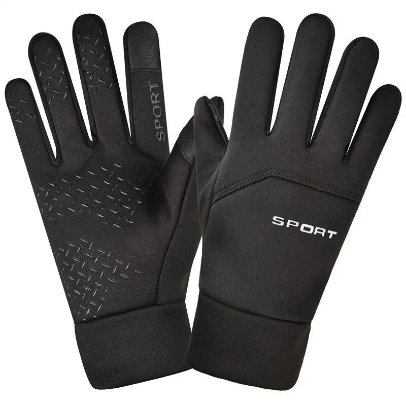 Winter Outdoor Sports Running Glove Warm Touch Screen Gym Fitness Full Finger Gloves For Men Women Knitted Magic Gloves