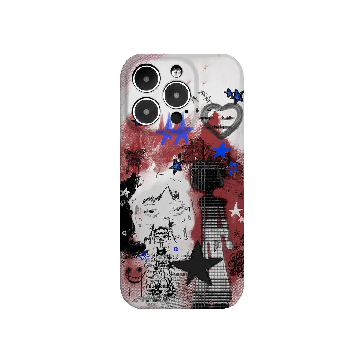 Exclusive Phone Case Shockproof Cultural Creative Graffiti Punk Y2k Hot Girl Stars Cover For iPhone 14 13 12 11 Pro Max 8 7 Plus