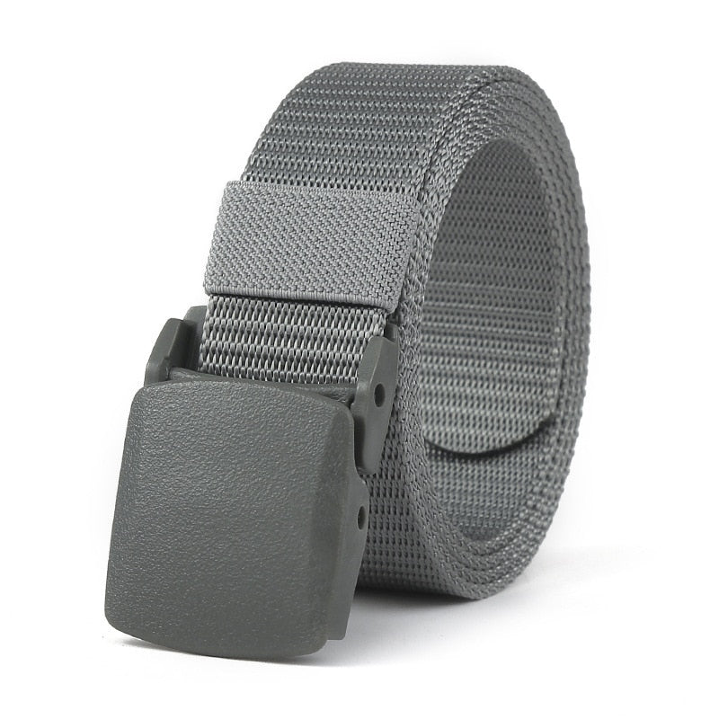 Mens Military Automatic Buckle Nylon Belt Outdoor Hunting Multifunctional Tactical Canvas Belt Mens Military Belt